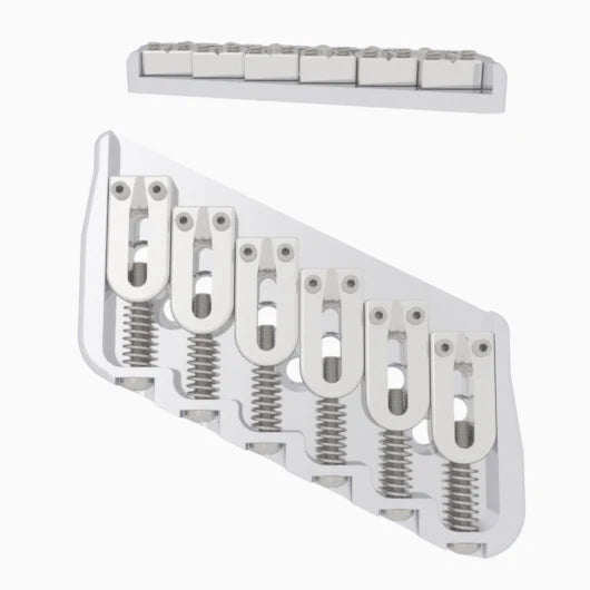 Hipshot Multi-Scale Fixed Guitar Bridge, 6 String